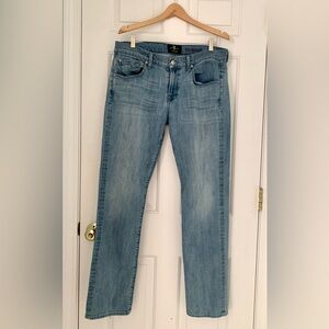 7 For All Mankind The Straight Mid-Rise Jeans Sz34